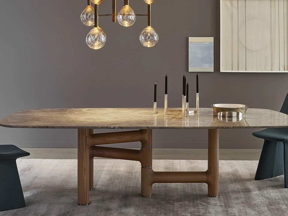 Tavolo Pivot-Marmo Bonaldo