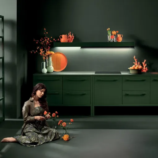 Cucina Moderna Frame Tone-on-Tone 03 di Fantin