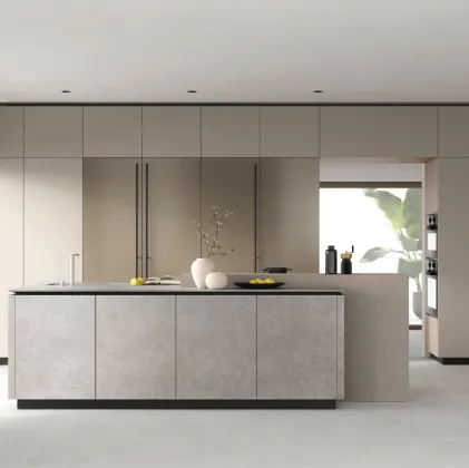 Cucina Moderna M2 Riga G con isola di Meson's Cucine