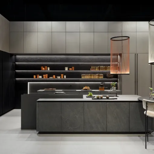 Cucina Moderna ME Materia Orobico Grigio di Meson's Cucine