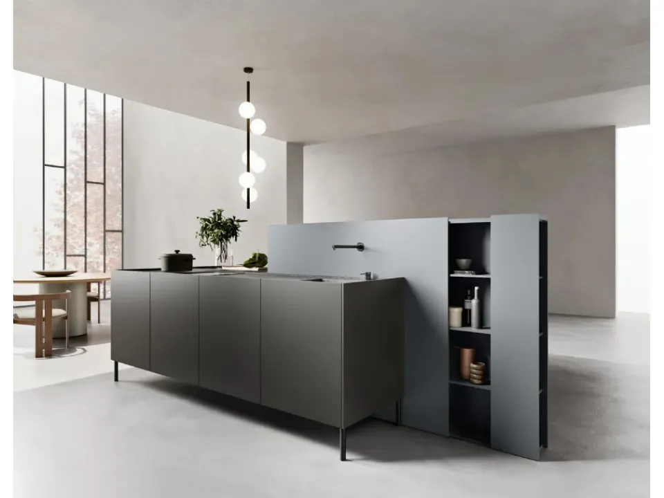 Cucina moderna ME Slim Ossidato Lava di Meson's Cucine