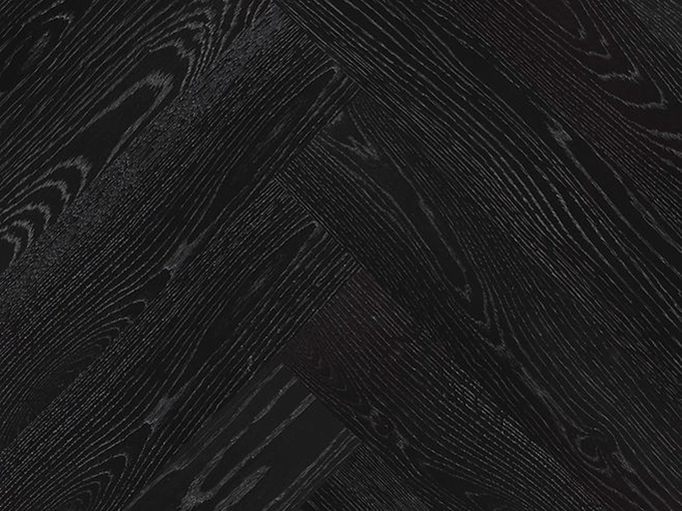 Parquet Floor Assiti Spine Black in essenza rovere di Giacobazzi