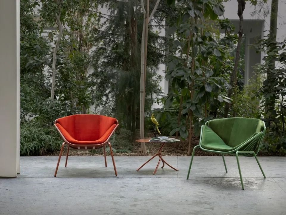 Poltroncina da esterno Skin Lounge di TrabA'