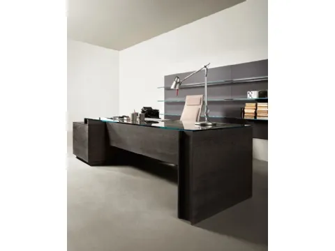 Scrivania direzionale Milano 1 in frassino di Gallotti&Radice
